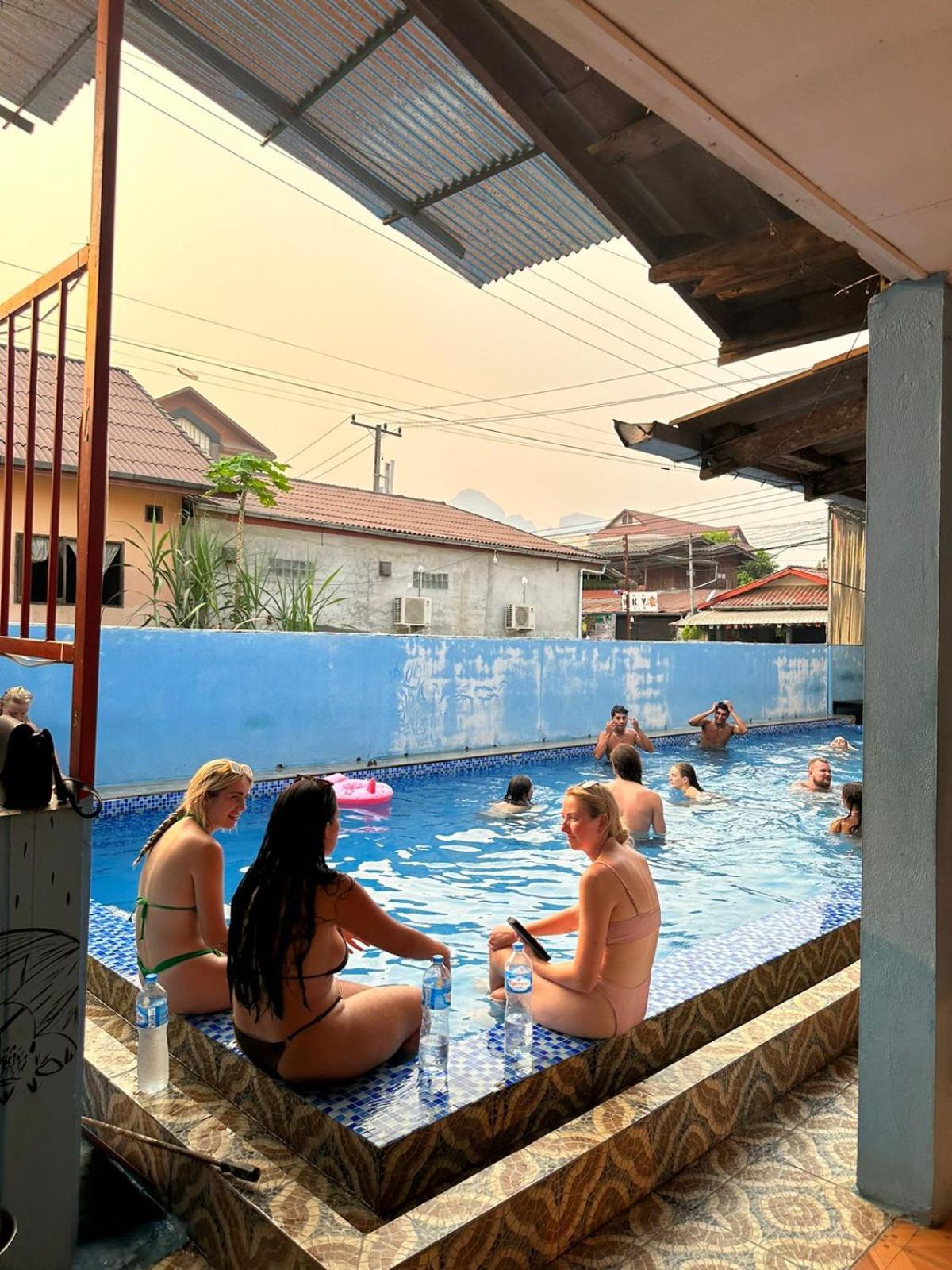 Golden Dragon House Vang Vieng Ngoại thất bức ảnh