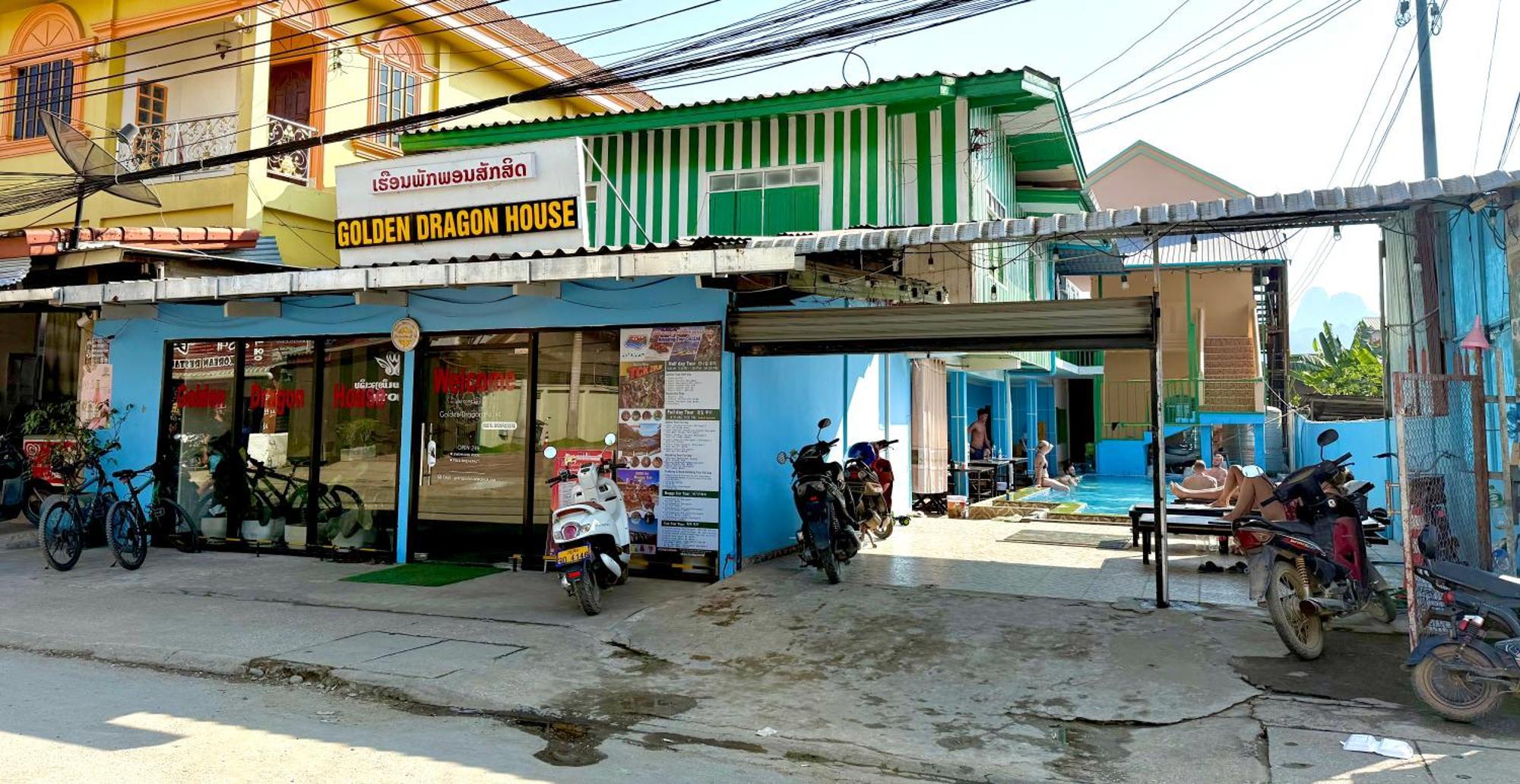 Golden Dragon House Vang Vieng Ngoại thất bức ảnh